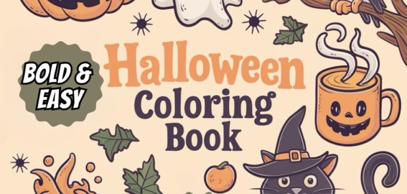 Spooktacular Creativity: Unleashing Imagination with Bold Halloween Coloring Designs
