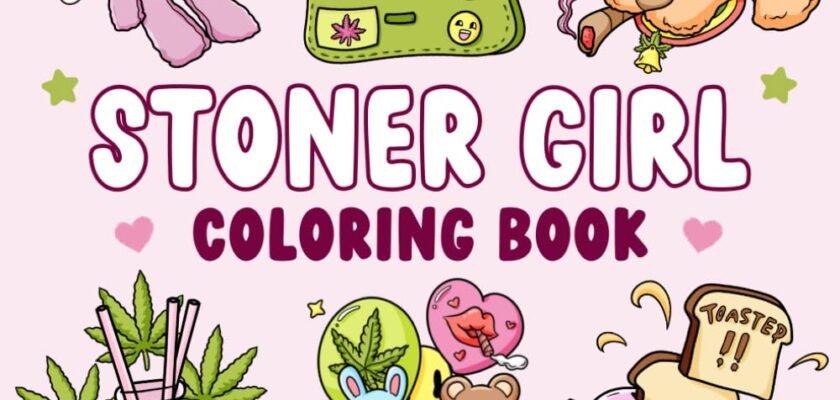 Unleash Your Inner Artist: A Vibrant Journey Through Stoner Girl's Psychedelic Pages