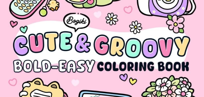 Unwind in Color: A Deep Dive into 'Cute & Groovy' – The Ultimate Adult Coloring Experience