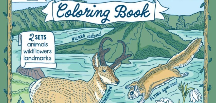 Vibrant Journeys: Unleashing Creativity in The National Parks Coloring Book