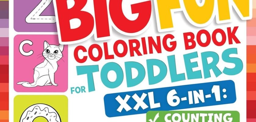 Whimsical Whimsy: Exploring the Joys of "My Big Fun Coloring Book" for Little Learners