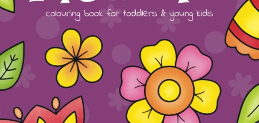 Blooming Creativity: A Dive into the Very Easy Flowers Colouring Book for Little Artists