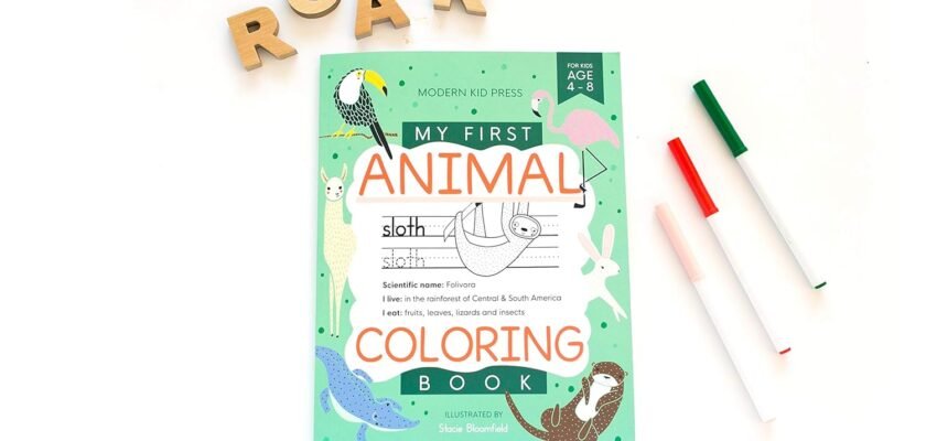 Color, Learn, and Grow: A Review of My First Animal Coloring Book for Young Explorers